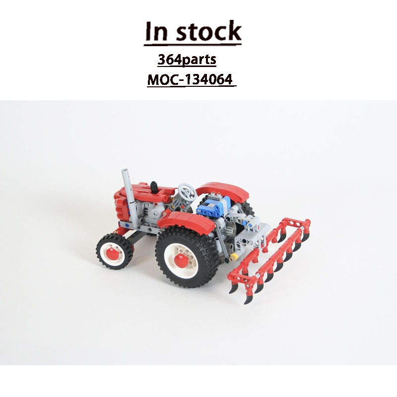 Urban Farming Usa - MOC-134064 Urban Farm Agricultural Retro Tractor