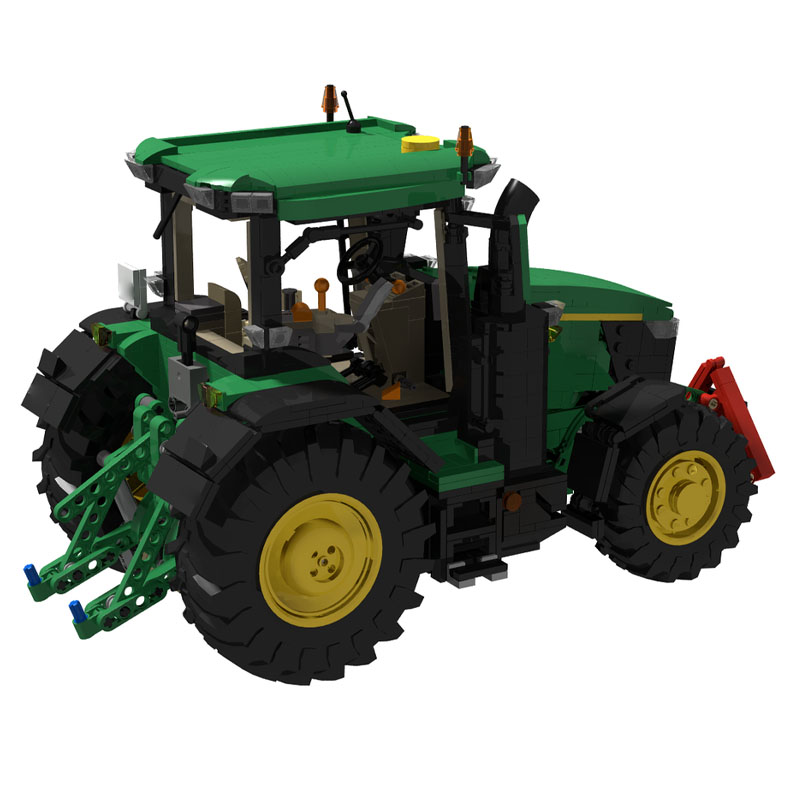 Urban Farming Usa - MOC-231420 Urban Farm Landwirtschaftlicher Traktor Baustein-Modell