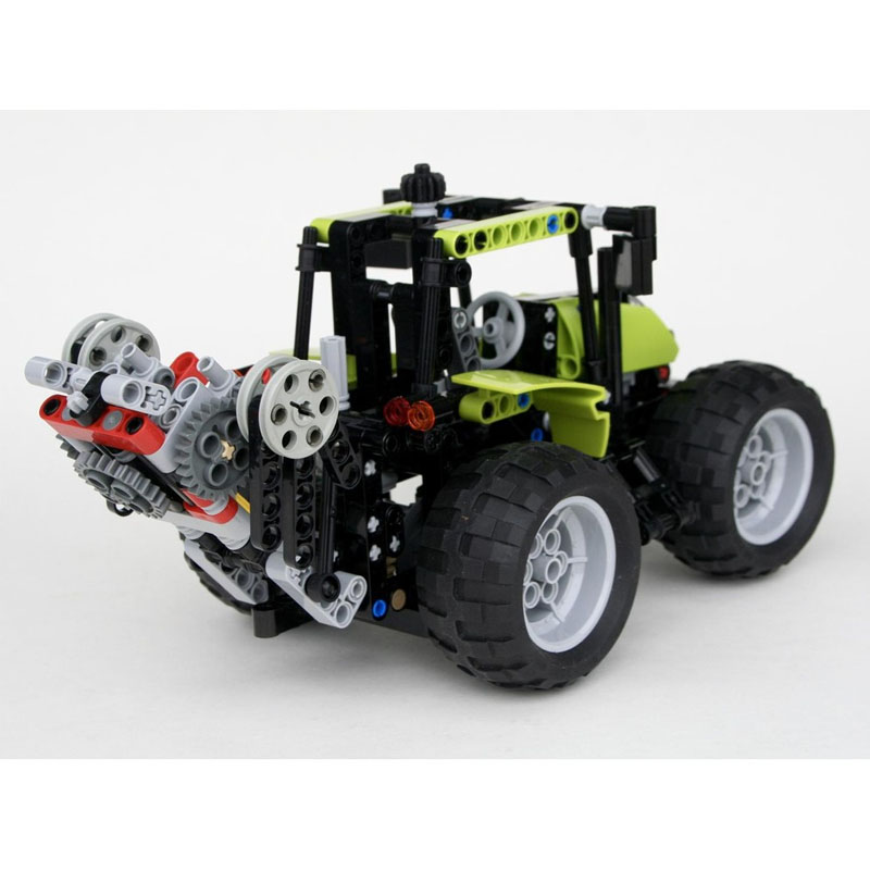 Urban Farming Usa - MOC-4933 Urban Farm Landwirtschaftlicher Traktor Baustein-Modell
